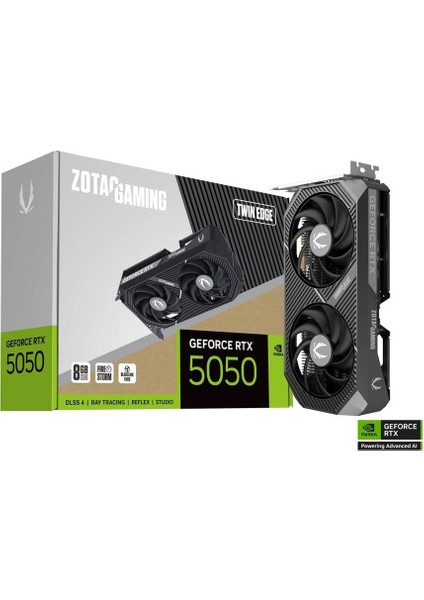 Geforce Rtx 5050 Gamıng Twın Edge 8gb Gddr6 128BIT Dlss 4 Ekran Kartı modelleri