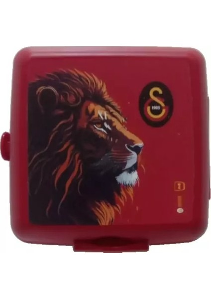 Galatasaray Lisanslı Aslan Temalı Çelik Termoslu Ilkokul Çanta Seti – Beş Parçalı Set