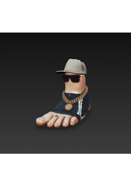 Gangster Footera Figür Brainrot Figür Tung Tung Tung Sahur Karakteri 10 cm