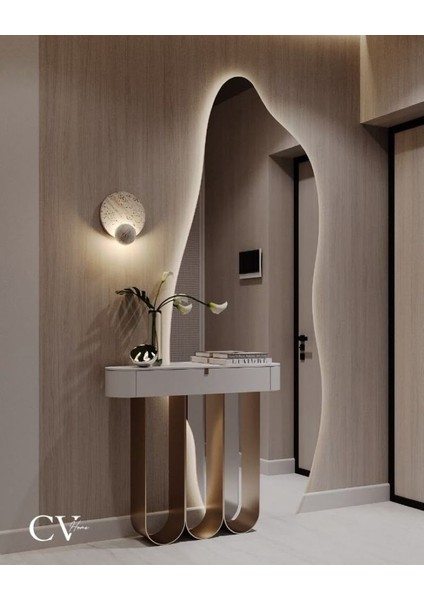 Natura Boy Aynası Ledli, Asimetrik Ayna, Boy Aynası, Ledli Ayna, Duvar Aynası, Günışığı LED modelleri