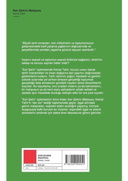 Esir Şehrin Mahpusu - Kemal Tahir | Öne Çıkanlar fiyatları