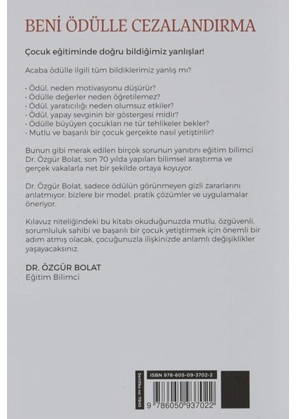 Beni Ödülle Cezalandırma - Dr. Özgür Bolat | Öne Çıkanlar fiyatları