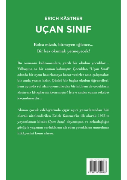 Uçan Sınıf: 1960 Andersen Ödülü - Erich Kästner | Öne Çıkanlar fiyatları