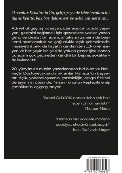 Açlık - Knut Hamsun | Öne Çıkanlar fiyatları