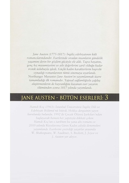 Northanger Manastırı - Jane Austen | Öne Çıkanlar fiyatları