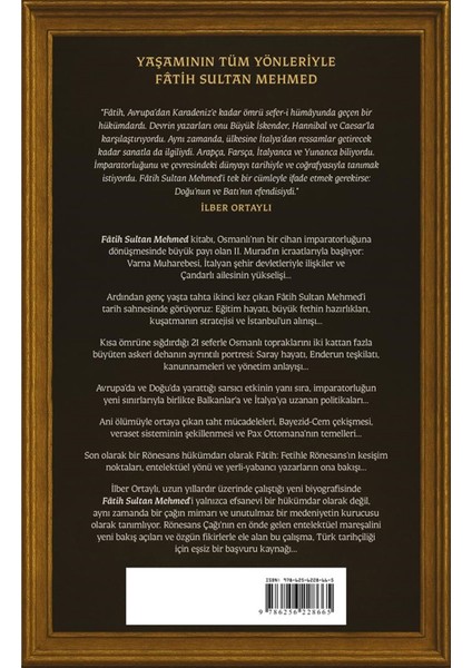 Fatih Sultan Mehmed: Doğu’nun ve Batı’nın Efendisi - Ilber Ortaylı | Öne Çıkanlar fiyatları