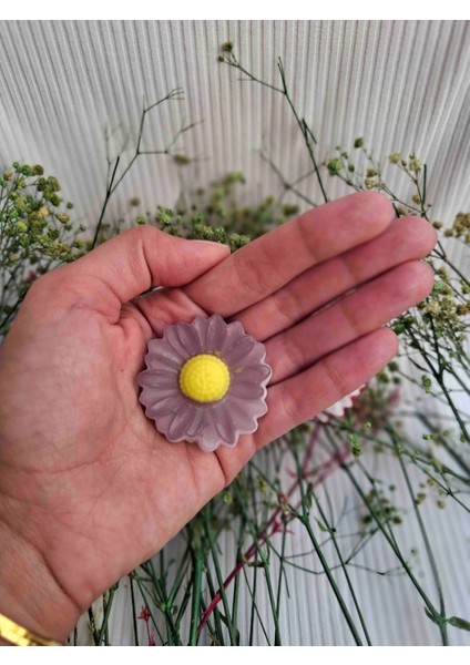Papatya Sabun 5li Vanilya ve Yasemin (2 mini papatya 2 mini gül sabun hediye) modelleri