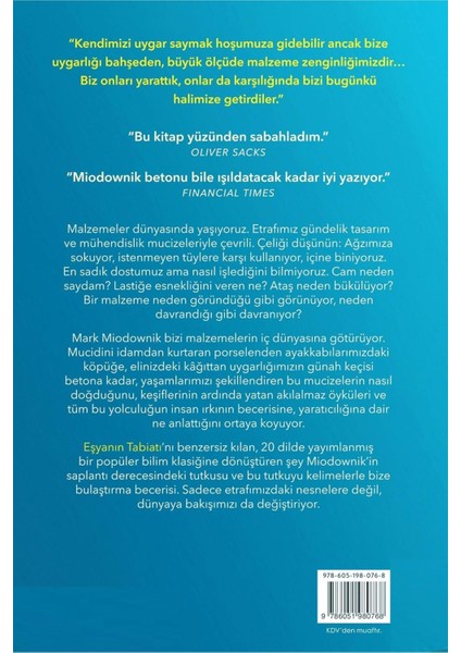 Eşyanın Tabiatı - Mark Miodownik | Öne Çıkanlar fiyatları