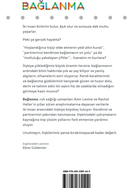 Bağlanma: Aşkı Bulmanın ve Korumanın Bilimsel Yolları - Rachel Heller | Öne Çıkanlar fiyatları