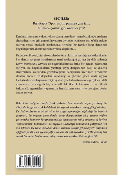 Kaygı Döngüsünü Kırmak - Judson Brewer | Öne Çıkanlar fiyatları