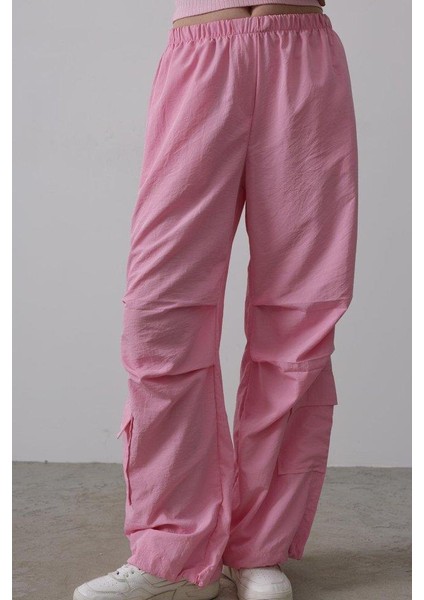 Paraşüt Cargo Pantolon - Pembe fırsatları