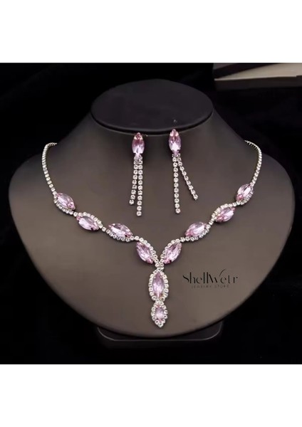 Elegant Set Sevgililer Günü , Annenize Verilecek En Güzel Takı Seti Hediye