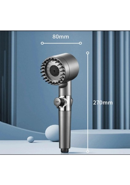 Çok Fonksiyonlu, Masaj Etkili, Ayarlanabilir, Filtreli, Arıtmalı Duş Başlığı - Krom Masajlı Çok Fonksiyonlu Ayarlanabilir Filtreli Arıtmalı Krom Duş Başlığı El Duşu fırsatları