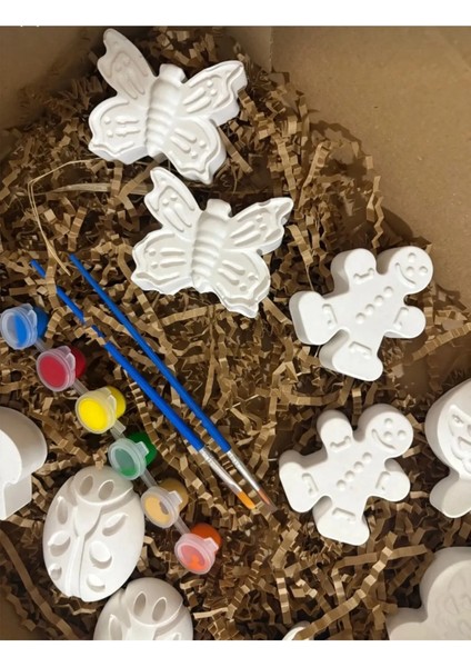 Çocuk Aktivite Seti Taş Boyama Kendin Yap 15 Parça Set Alçı Boyama Taş Boyama Seti fiyatları