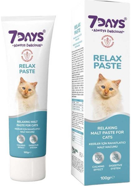 Relax Sakinleştirici Kedi Macunu 100 gr