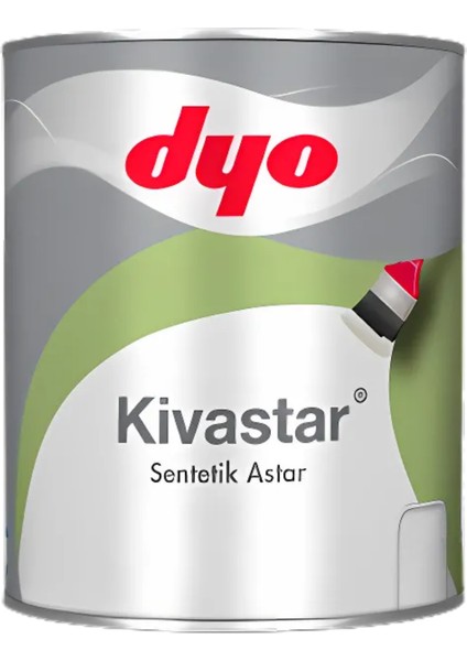 Kivastar Sentetik Beyaz Astar 0,75L - 2,5l | Metal ve Ahşap Yüzeyler Için
