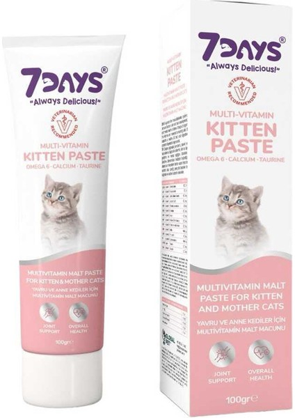 Kitten Yavru Kedi Vitamin Macunu 100 gr