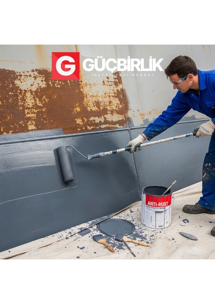 Özel Antipas Gri 3 kg | Metal Koruyucu Pas Önleyici Astar Boya modelleri