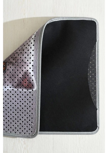 Pati Kedi Kumu Matı Çift Katlı Sıvı Geçirmez Kaymaz Elekli Yıkanabilir Kedi Tuvaleti Paspası 40X60CM modelleri