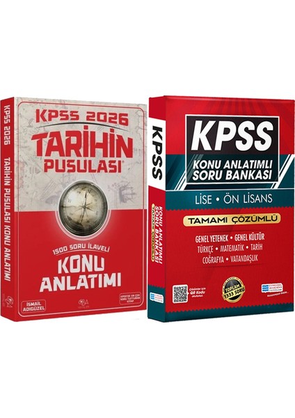 2026 Kpss Tarihin Pusulası Konu Anlatımı 1500 Soru Ilaveli Ismail Adıgüzel - Lise Önlisans Konu Ant. Soru
