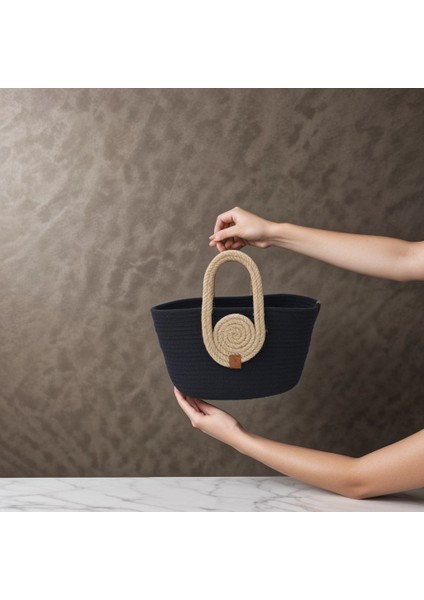 El Yapımı Hasır Çanta - Plaj Çantası - Gündelik Çanta