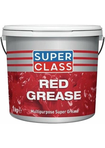 Superclass Kırmızı Gres Yağı 1 kg