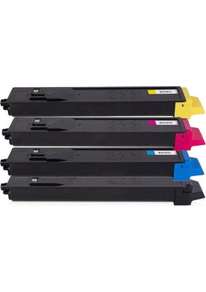 Kyocera Taskalfa 5551CI TK-8505 Chipli 4 Renk Ithal Muadil Toner Seti - Siyah 30.000 Sayfa / Renkliler 20.000 Sayfa