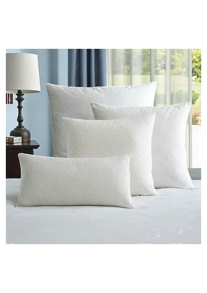 Kaz Tüyü Kırlent Dekoratif Iç Dolgu Yastık 35 x 50 %30 Gıdık %70 Sırt (600 Gr.)