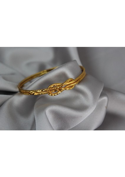 altın kaplama aşk düğümlü bilezik fırsatları