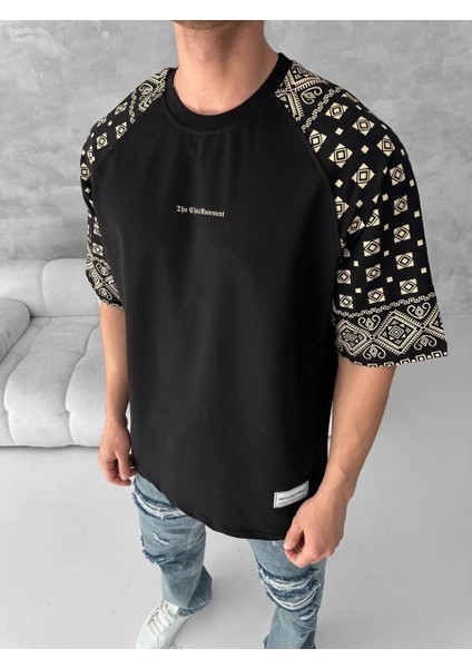 Etnic Moment Oversize Erkek Siyah