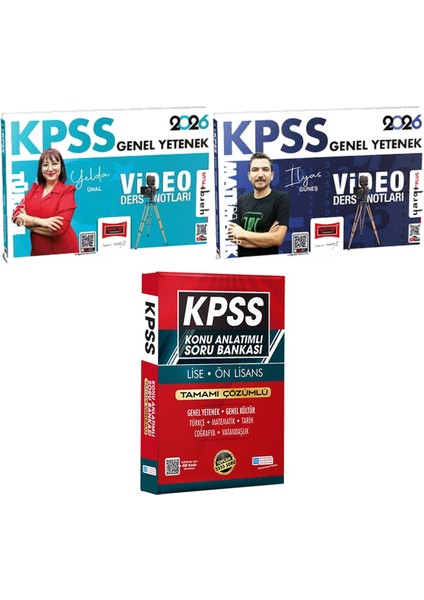 2026 Kpss Türkçe Matematik Video Ders Notları - Lise Önlisans Konu Ant. Soru