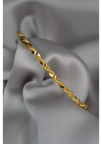 altın kaplama ıkili burma bilezik fiyatları