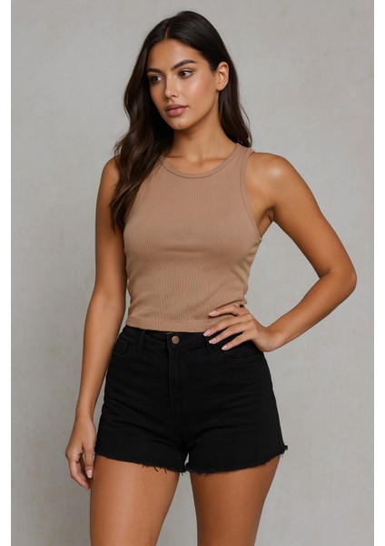 Fitilli Crop Kadın Askılı Atlet modelleri