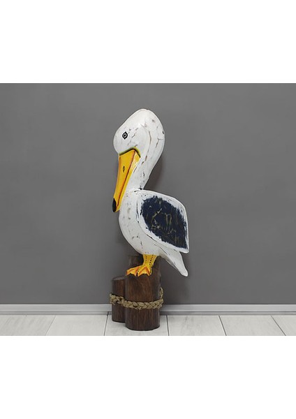 Ahşap Pelikan 50 cm