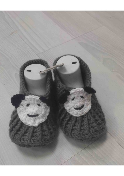 El Örgüsü Ayıcık Modelli Bebek Patiği fiyatları