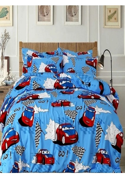 Uykulife Araba Desen Nevresim Seti