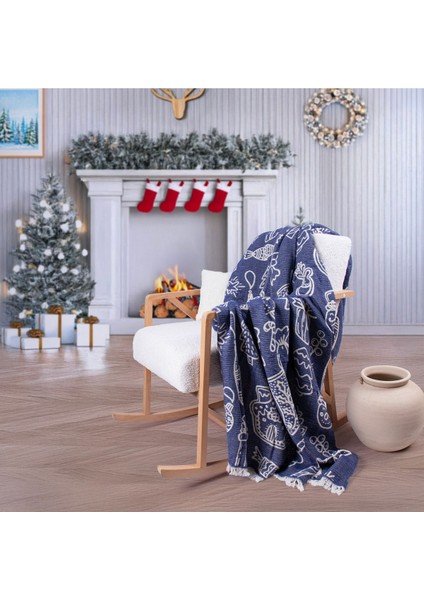 4 Kat Müslin Pike Tek Kişilik %100 Pamuklu Jakarlı Yatak Örtüsü Tv Battaniyesi 140X200 Yılbaşı fiyatları