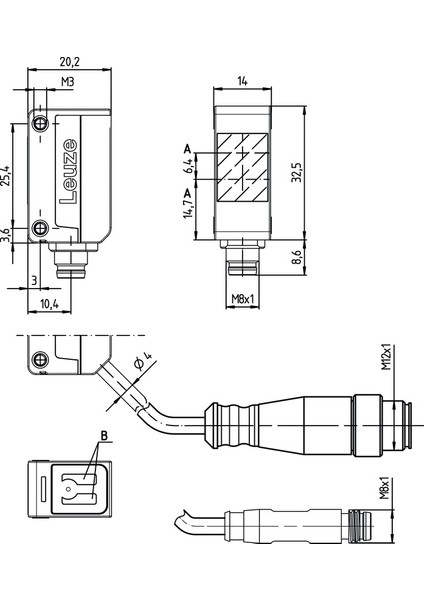 Prk5/4p Foto Elektrik Sensör modelleri