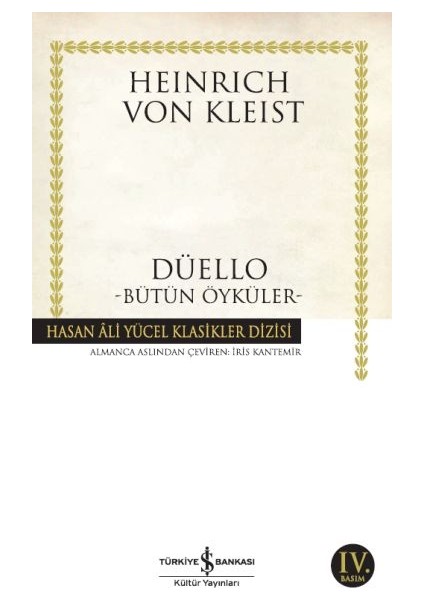 Düello - Bütün Öyküler - Hasan Ali Yücel Klasikleri