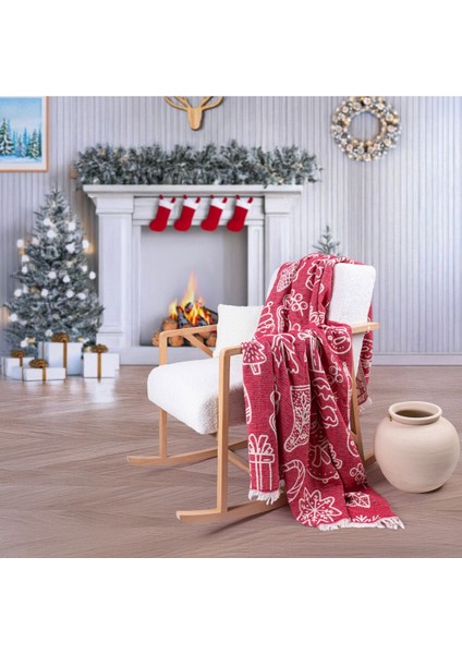 4 Kat Müslin Pike Tek Kişilik %100 Pamuklu Jakarlı Yatak Örtüsü Tv Battaniyesi 140X200 Yılbaşı fiyatları