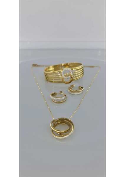 Sonsuz Bağlantı 60 cm Çelik Takı Seti