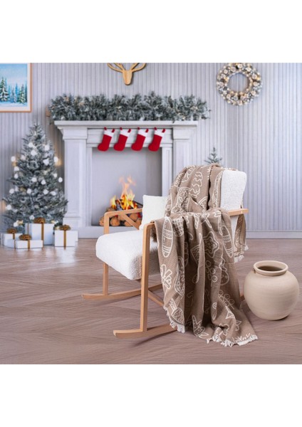 4 Kat Müslin Pike Tek Kişilik %100 Pamuklu Jakarlı Yatak Örtüsü Tv Battaniyesi 140X200 Yılbaşı fiyatları