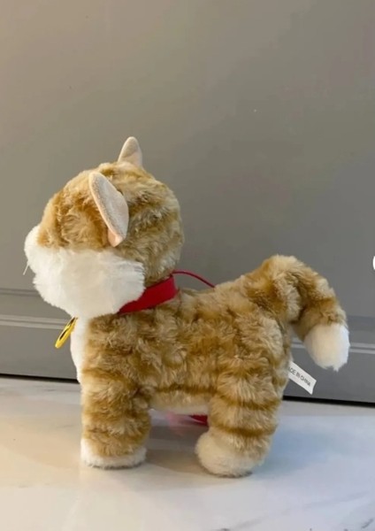Akıllı Peluş Oyuncak Kedi | Yürüyen-Dil Çıkaran-Dokununca Miyavlayan-Müzikli -Söyleneni Tekrarlayan fiyatları