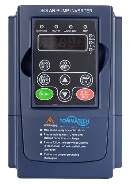 2,2 Kw 450VDC 1 FAZ/220VAC Sulama Pompası Inverteri