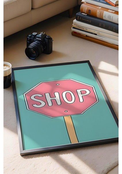 Shop Tabelası Çerçeveli Tablo - Pop Art Poster Tablo fiyatları