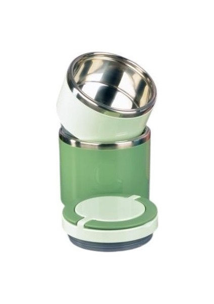 Kulplu Çelik Sefer Tası - Yemek Termosu Saklama Kabı 2 Katlı Yeşil 930 Ml. fiyatları