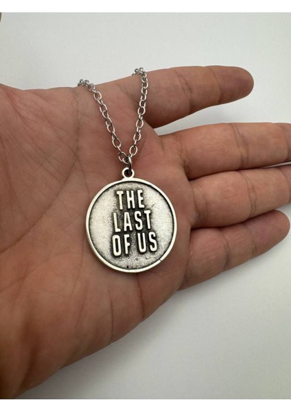 The Last Of Us Yazılı Kolye – Metal Zincirli Unisex Metal Aksesuar