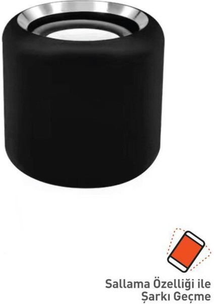 Ahandabuldum Sallama Özelliği ile Şarkı Değiştirme Taşınabilir Kablosuz Bluetooth Hoparlör