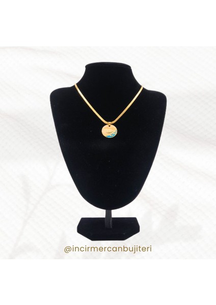 Italyan Zincirli Paslanmaz Kolye - Gold fiyatları