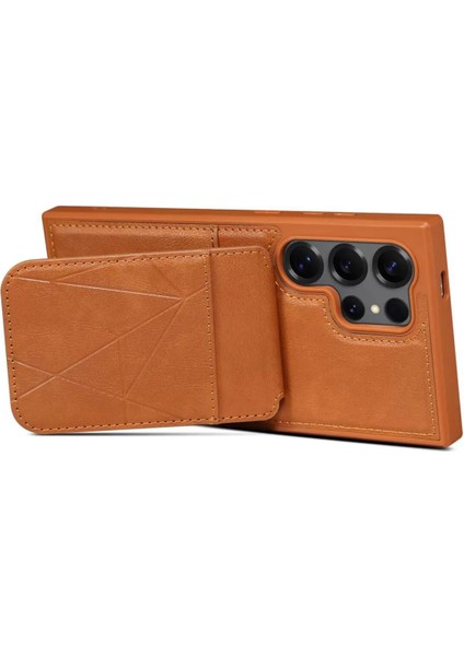 Samsung S24 Ultra Deri Cüzdanlı ve Stand Özelliği Olan Özel Tasarım Kılıf fiyatları